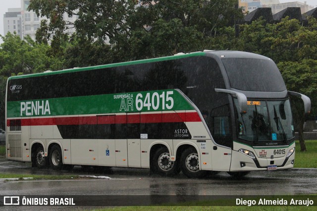 Empresa de Ônibus Nossa Senhora da Penha 64015 na cidade de Florianópolis, Santa Catarina, Brasil, por Diego Almeida Araujo. ID da foto: 12074022.