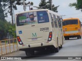 Empresa de Ônibus Campo Largo 22038 na cidade de Campo Largo, Paraná, Brasil, por GDC __39AM. ID da foto: :id.