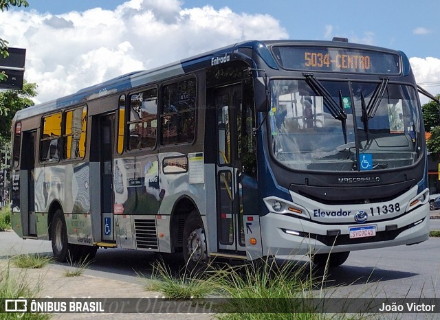 Pampulha Transportes > Plena Transportes 11338 na cidade de Belo Horizonte, Minas Gerais, Brasil, por João Victor. ID da foto: 12077690.