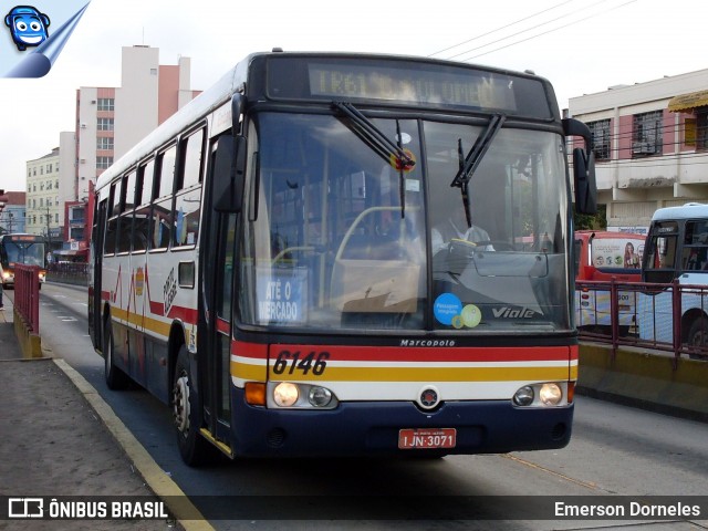 Auto Viação Navegantes 6146 na cidade de Porto Alegre, Rio Grande do Sul, Brasil, por Emerson Dorneles. ID da foto: 12076557.