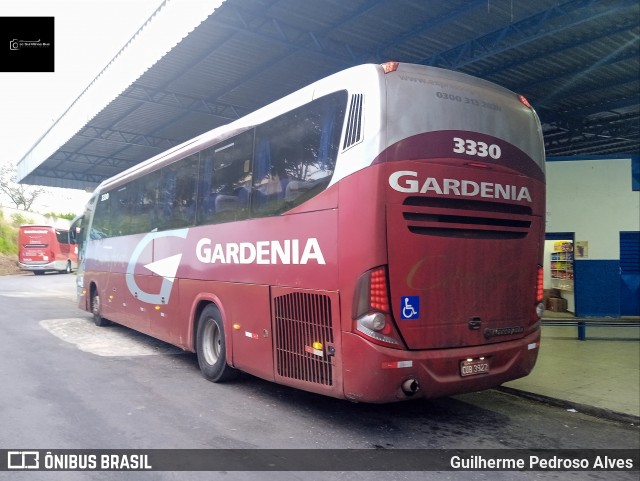 Expresso Gardenia 3330 na cidade de Lambari, Minas Gerais, Brasil, por Guilherme Pedroso Alves. ID da foto: 12078297.