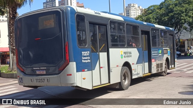 São Dimas Transportes 11257 na cidade de Belo Horizonte, Minas Gerais, Brasil, por Edmar Junio. ID da foto: 12077455.