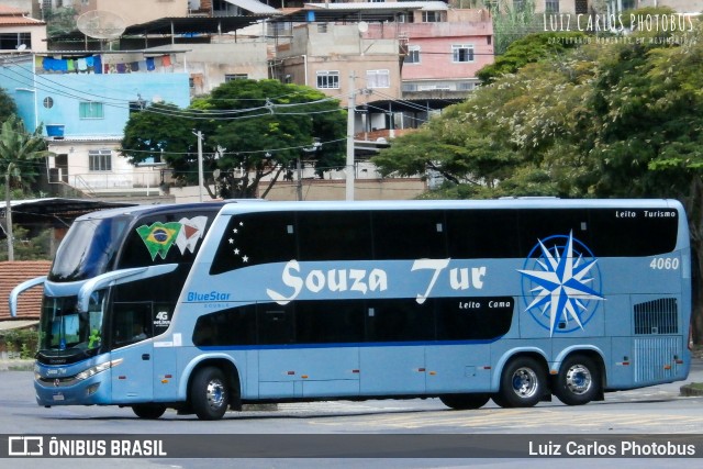 Souza Tur 4060 na cidade de Juiz de Fora, Minas Gerais, Brasil, por Luiz Carlos Photobus. ID da foto: 12076869.