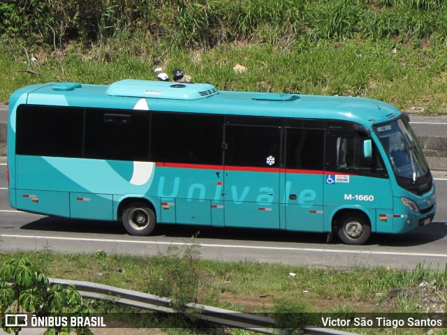Univale Transportes M-1660 na cidade de Salvador, Bahia, Brasil, por Victor São Tiago Santos. ID da foto: 12078569.