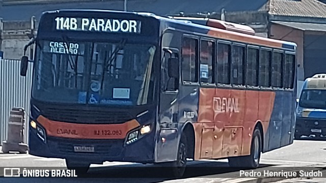 Evanil Transportes e Turismo RJ 132.063 na cidade de Rio de Janeiro, Rio de Janeiro, Brasil, por Pedro Henrique Sudoh. ID da foto: 12076816.