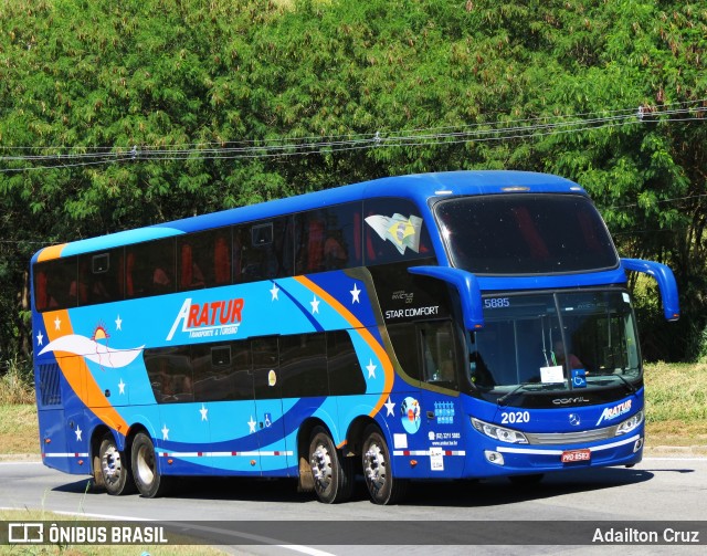 Aratur Transporte e Turismo 2020 na cidade de Aparecida, São Paulo, Brasil, por Adailton Cruz. ID da foto: 12076477.