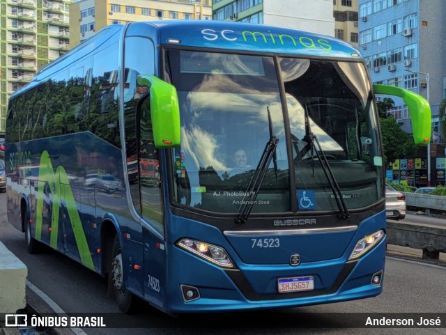 SC Minas Transportes 74523 na cidade de Rio de Janeiro, Rio de Janeiro, Brasil, por Anderson José. ID da foto: 12077273.