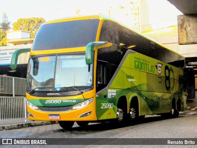 Empresa Gontijo de Transportes 25080 na cidade de Belo Horizonte, Minas Gerais, Brasil, por Renato Brito. ID da foto: 12077206.