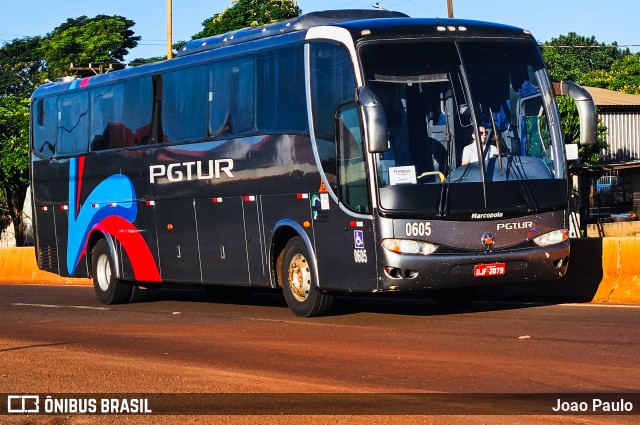 Empresa de Transporte Pgtur 0605 na cidade de Toledo, Paraná, Brasil, por Joao Paulo. ID da foto: 12077937.