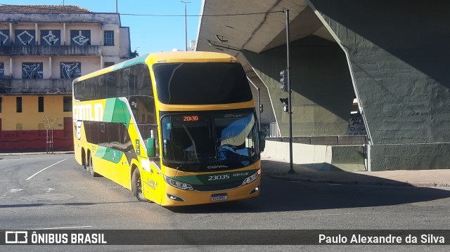 Empresa Gontijo de Transportes 23035 na cidade de Belo Horizonte, Minas Gerais, Brasil, por Paulo Alexandre da Silva. ID da foto: 12077478.