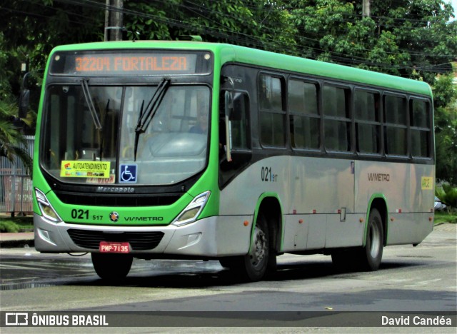 Via Metro - Auto Viação Metropolitana 0211517 na cidade de Fortaleza, Ceará, Brasil, por David Candéa. ID da foto: 12077400.