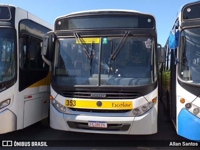 Auto Ônibus Moratense 353 na cidade de Francisco Morato, São Paulo, Brasil, por Allan Santos. ID da foto: 12077619.