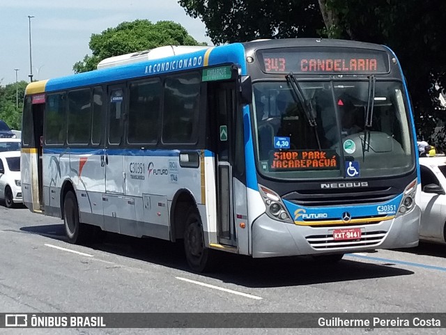 Transportes Futuro C30351 na cidade de Rio de Janeiro, Rio de Janeiro, Brasil, por Guilherme Pereira Costa. ID da foto: 12078556.