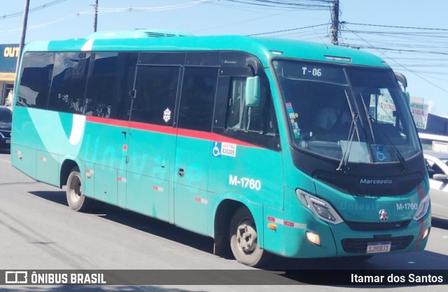 Univale Transportes M-1760 na cidade de Lauro de Freitas, Bahia, Brasil, por Itamar dos Santos. ID da foto: 12076058.
