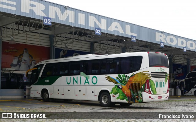 Empresa União de Transportes 4144 na cidade de Balneário Camboriú, Santa Catarina, Brasil, por Francisco Ivano. ID da foto: 12078529.