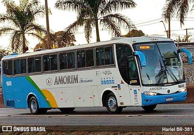 Amorim Turismo 1600 na cidade de Betim, Minas Gerais, Brasil, por Hariel BR-381. ID da foto: 12077483.