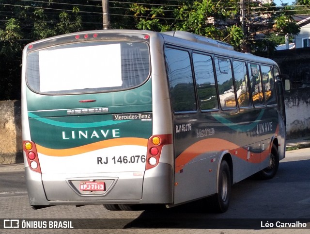 Linave Transportes RJ 146.076 na cidade de Japeri, Rio de Janeiro, Brasil, por Léo Carvalho. ID da foto: 12077247.