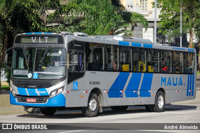 Viação Mauá RJ 185.064 na cidade de Rio de Janeiro, Rio de Janeiro, Brasil, por André Almeida. ID da foto: 12076051.