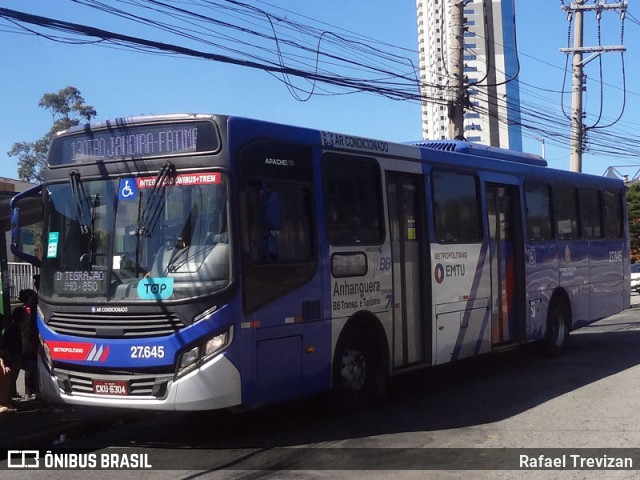 BB Transportes e Turismo 27.645 na cidade de Osasco, São Paulo, Brasil, por Rafael Trevizan. ID da foto: 12078163.