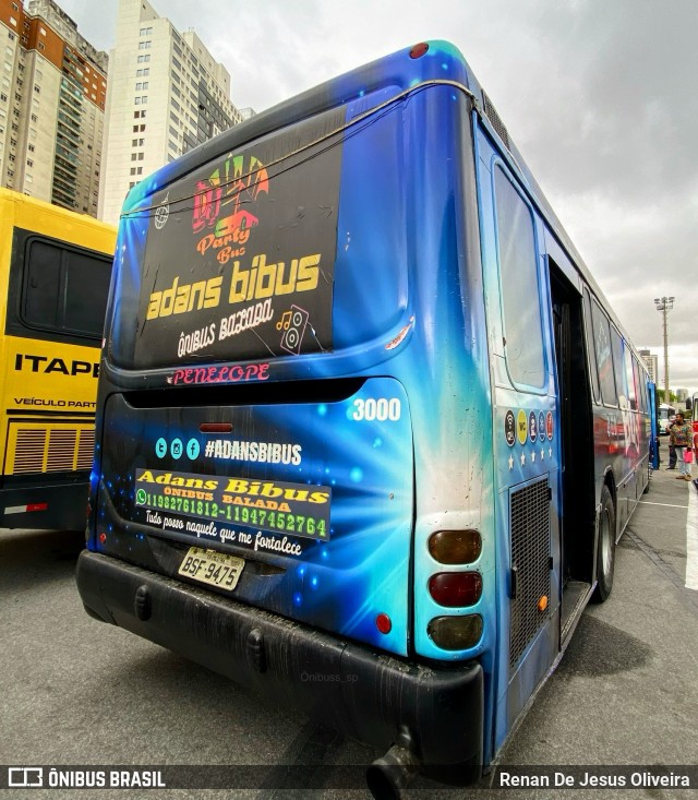 Adans Bibus Ônibus Balada 3000 na cidade de Barueri, São Paulo, Brasil, por Renan De Jesus Oliveira. ID da foto: 12076538.