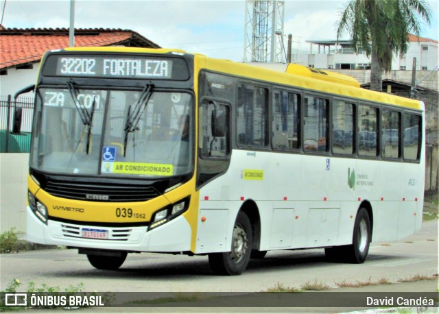 Via Metro - Auto Viação Metropolitana 0391062 na cidade de Fortaleza, Ceará, Brasil, por David Candéa. ID da foto: 12077389.