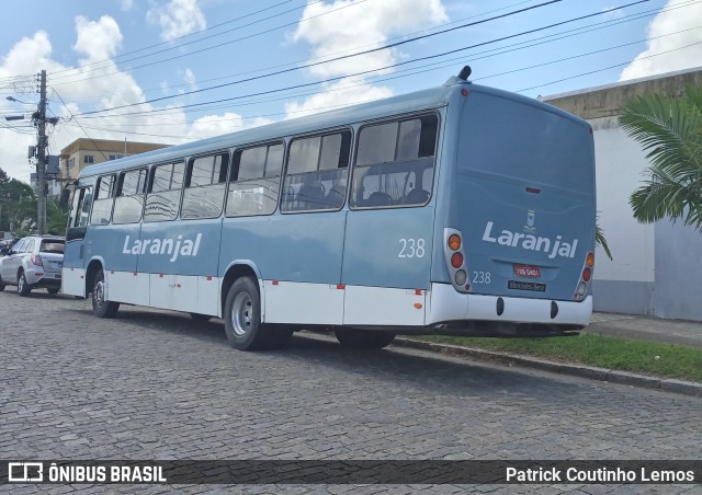 Laranjal Transportes 238 na cidade de Pelotas, Rio Grande do Sul, Brasil, por Patrick Coutinho Lemos. ID da foto: 12078497.