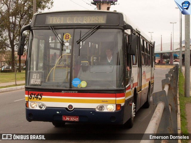 Auto Viação Navegantes 6145 na cidade de Porto Alegre, Rio Grande do Sul, Brasil, por Emerson Dorneles. ID da foto: 12076565.