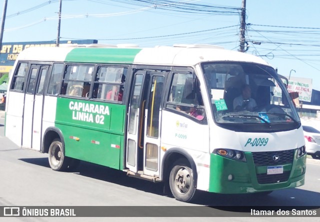 TRANSLAUF - Transporte Complementar de Lauro de Freitas P-0099 na cidade de Lauro de Freitas, Bahia, Brasil, por Itamar dos Santos. ID da foto: 12077684.