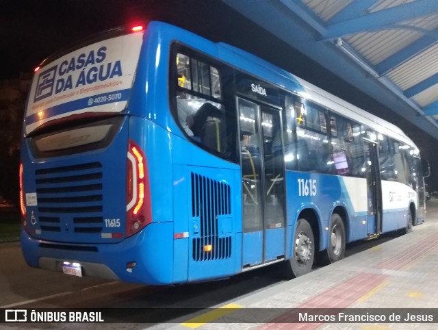 Canasvieiras Transportes 11615 na cidade de Florianópolis, Santa Catarina, Brasil, por Marcos Francisco de Jesus. ID da foto: 12076642.