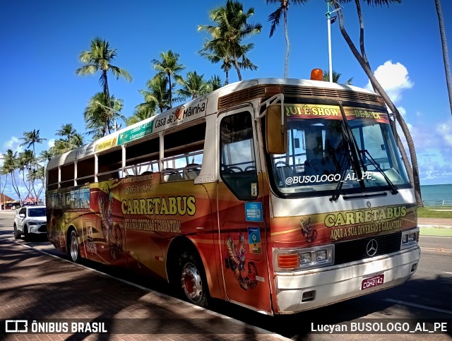 Carreta Bus 2142 na cidade de Maceió, Alagoas, Brasil, por Lucyan BUSOLOGO_AL_PE. ID da foto: 12075885.