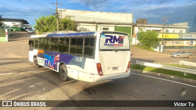 RM Transporte e Turismo 105 na cidade de Marabá, Pará, Brasil, por Victor Ta. ID da foto: 12077049.