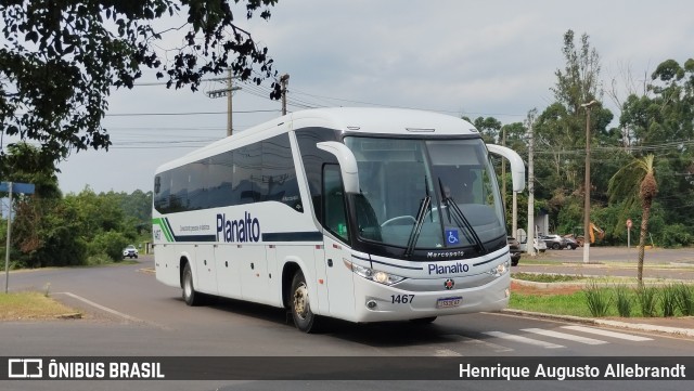 Planalto Transportes 1467 na cidade de Teutônia, Rio Grande do Sul, Brasil, por Henrique Augusto Allebrandt. ID da foto: 12078829.