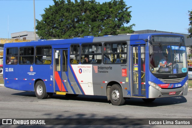 Viação Transdutra 32.604 na cidade de Guarulhos, São Paulo, Brasil, por Lucas Lima Santos. ID da foto: 12078170.
