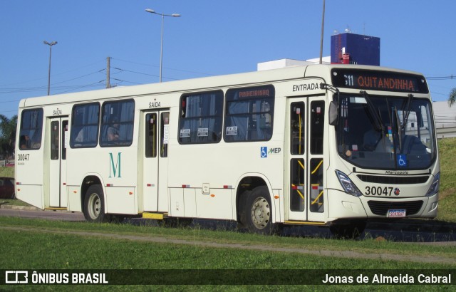 Reunidas Transportes Coletivos 30047 na cidade de Fazenda Rio Grande, Paraná, Brasil, por Jonas de Almeida Cabral. ID da foto: 12077683.