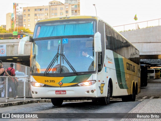 Empresa Gontijo de Transportes 14315 na cidade de Belo Horizonte, Minas Gerais, Brasil, por Renato Brito. ID da foto: 12077414.