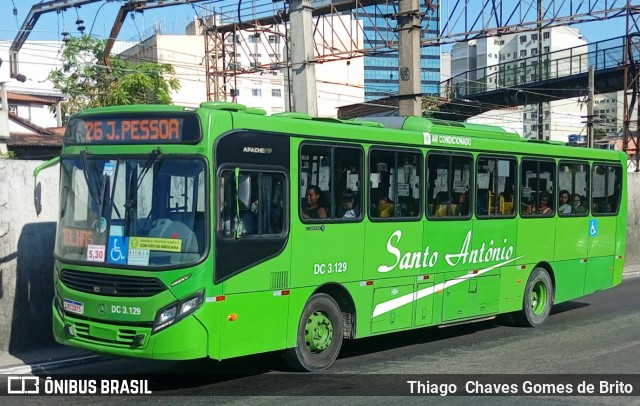 Transportes Santo Antônio DC 3.129 na cidade de Duque de Caxias, Rio de Janeiro, Brasil, por Thiago  Chaves Gomes de Brito. ID da foto: 12076877.