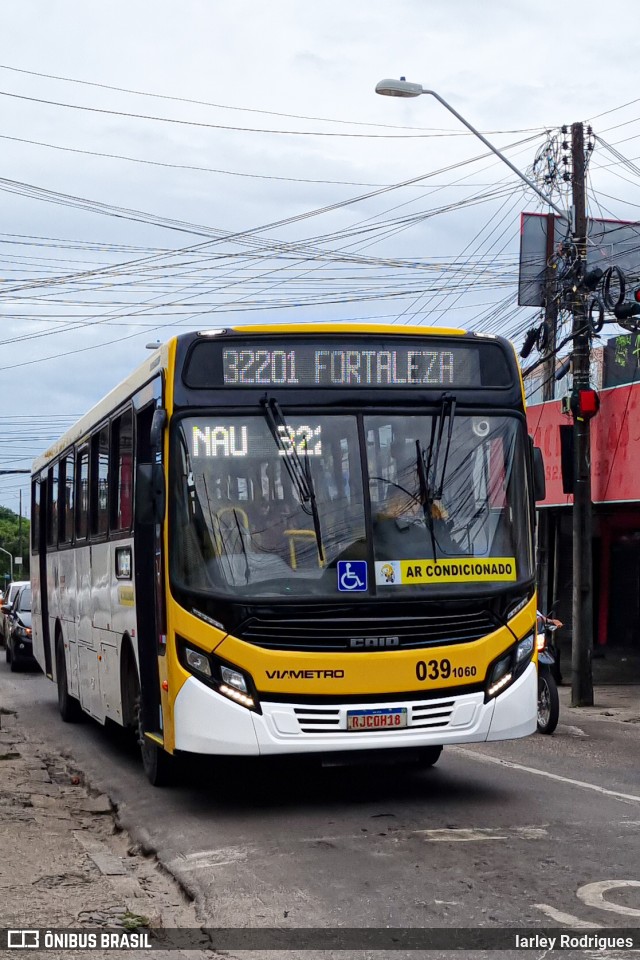 Via Metro - Auto Viação Metropolitana 0391060 na cidade de Fortaleza, Ceará, Brasil, por Iarley Rodrigues. ID da foto: 12076240.