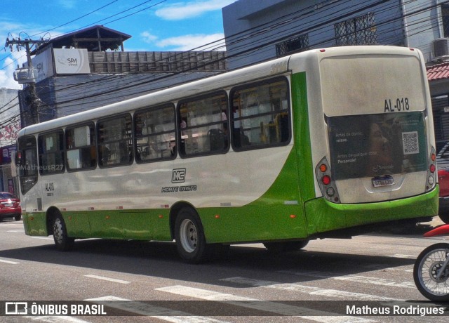 Auto Viação Monte Cristo AL-018 na cidade de Belém, Pará, Brasil, por Matheus Rodrigues. ID da foto: 12076464.