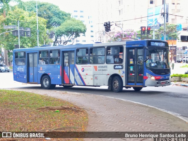 Guarulhos Transportes 33.773 na cidade de Guarulhos, São Paulo, Brasil, por Bruno Henrique Santos Leite. ID da foto: 12076195.