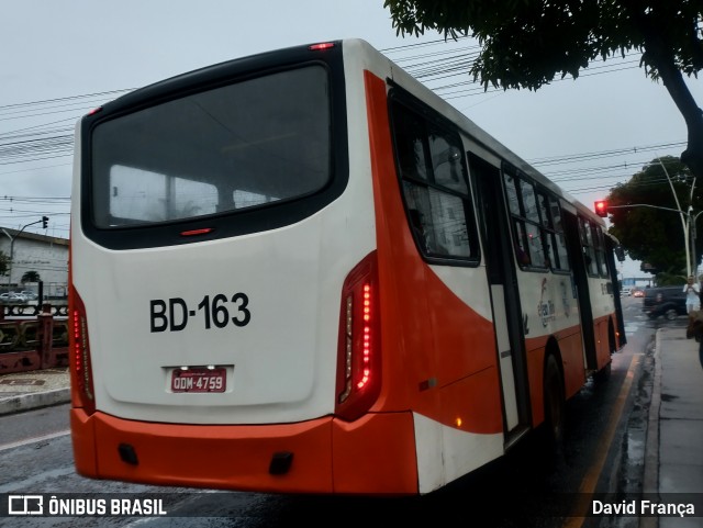 Belém Rio Transportes BD-163 na cidade de Belém, Pará, Brasil, por David França. ID da foto: 12076581.
