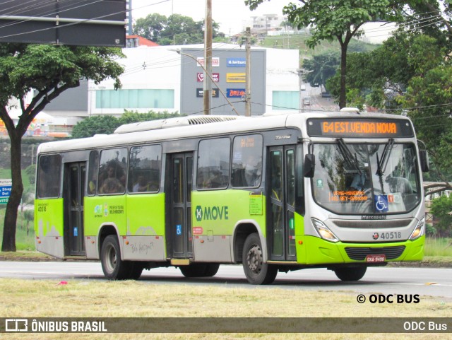 Milênio Transportes 40518 na cidade de Belo Horizonte, Minas Gerais, Brasil, por ODC Bus. ID da foto: 12076041.