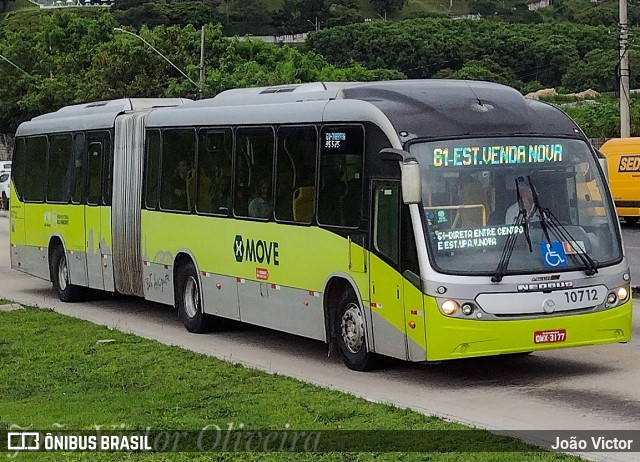 Pampulha Transportes > Plena Transportes 10712 na cidade de Belo Horizonte, Minas Gerais, Brasil, por João Victor. ID da foto: 12077602.