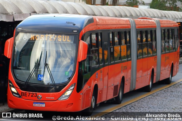 Transporte Coletivo Glória BE723 na cidade de Curitiba, Paraná, Brasil, por Alexandre Breda. ID da foto: 12078663.