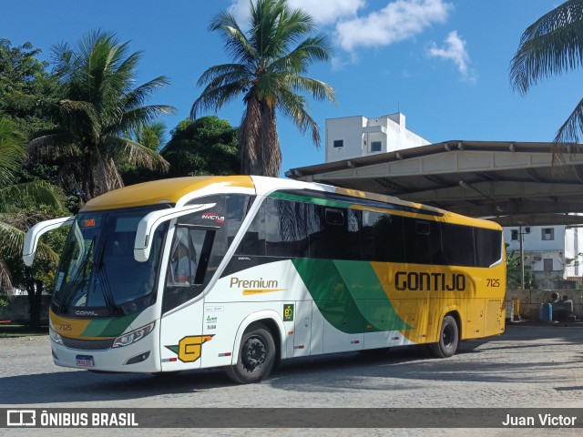 Empresa Gontijo de Transportes 7125 na cidade de Eunápolis, Bahia, Brasil, por Juan Victor. ID da foto: 12076004.