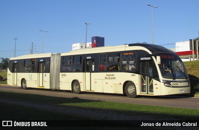 Leblon Transporte de Passageiros 15430 na cidade de Fazenda Rio Grande, Paraná, Brasil, por Jonas de Almeida Cabral. ID da foto: 12077463.