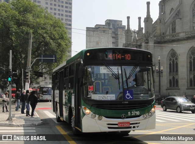 Via Sul Transportes Urbanos 5 3710 na cidade de São Paulo, São Paulo, Brasil, por Moisés Magno. ID da foto: 12077649.