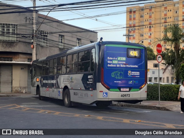 Urca Auto Ônibus 40972 na cidade de Belo Horizonte, Minas Gerais, Brasil, por Douglas Célio Brandao. ID da foto: 12077205.