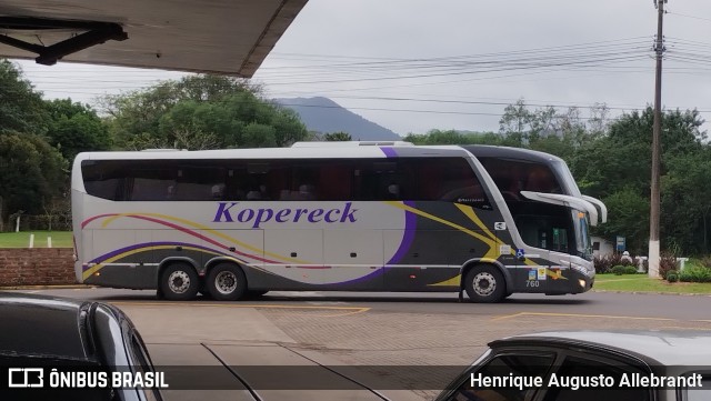 Kopereck Turismo 760 na cidade de Teutônia, Rio Grande do Sul, Brasil, por Henrique Augusto Allebrandt. ID da foto: 12077617.