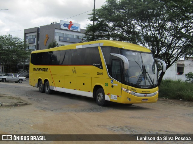 Viação Nova Itapemirim 20696 na cidade de Caruaru, Pernambuco, Brasil, por Lenilson da Silva Pessoa. ID da foto: 12077647.