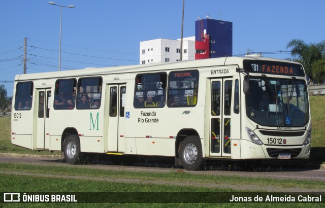 Leblon Transporte de Passageiros 15012 na cidade de Fazenda Rio Grande, Paraná, Brasil, por Jonas de Almeida Cabral. ID da foto: 12077693.